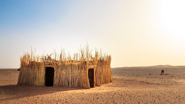 domek na poušti